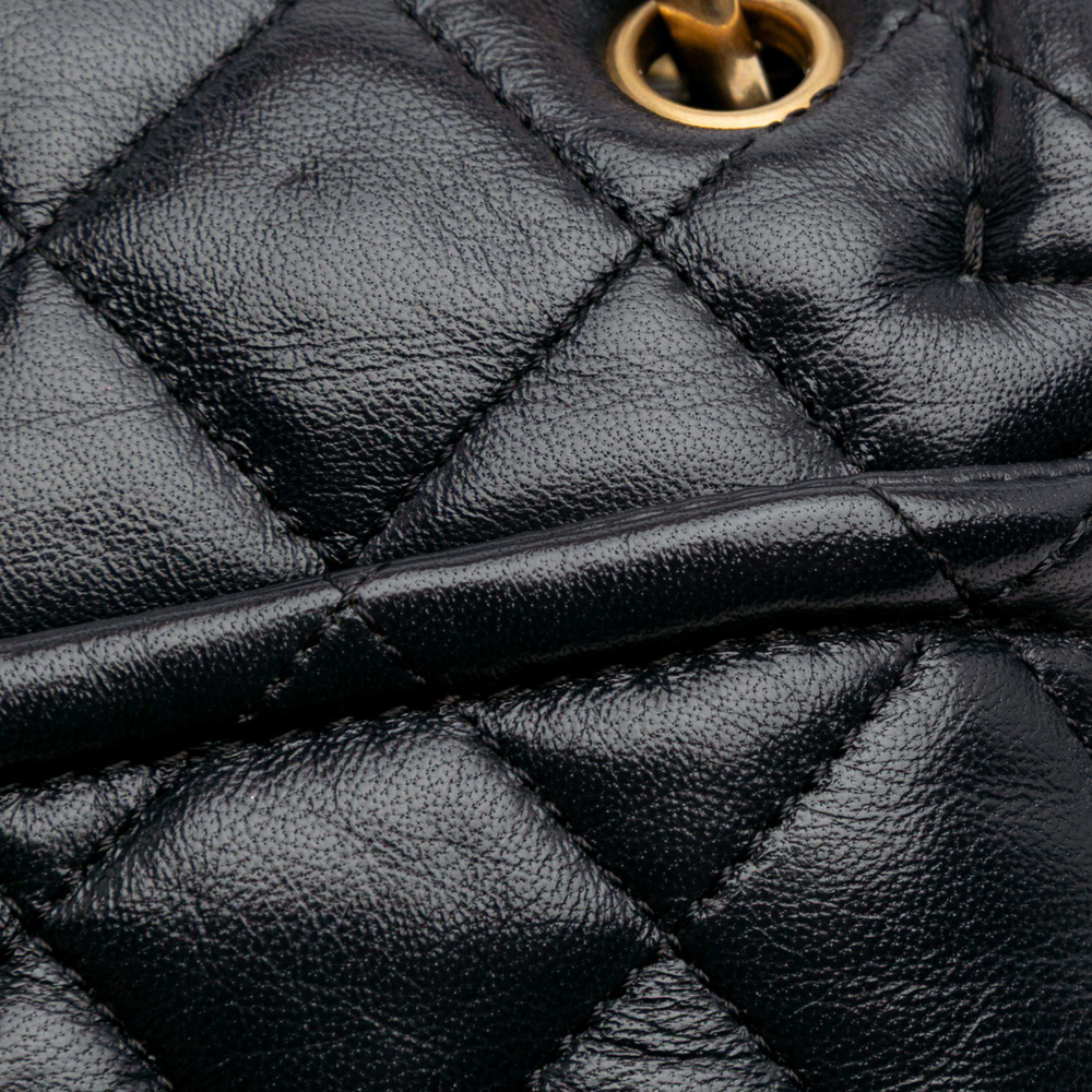 Pre-Loved Chanel Small Quilted Lambskin Chain Link Flap - Picture 8 of 12